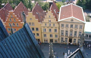 Marktplatz von der Marienkirche aus